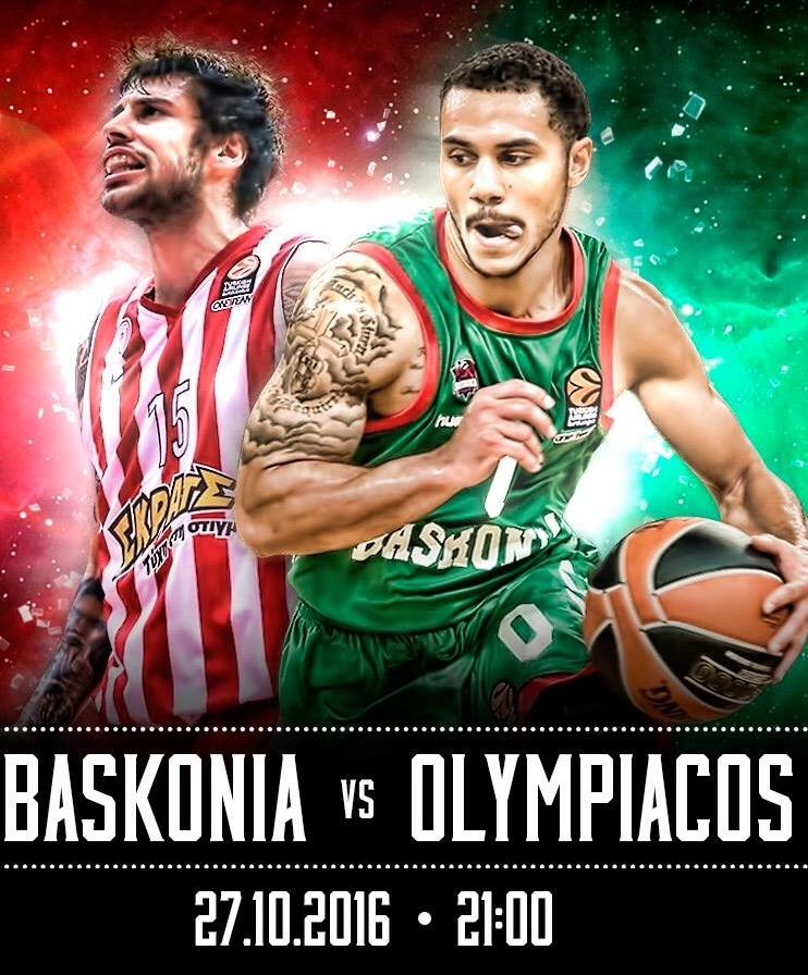 Jugador premiado con 2 entradas para presenciar de forma GRATUITA y en directo el encuentro de la Turkish Airlines Eurolige, Baskonia-Olympiacos. 